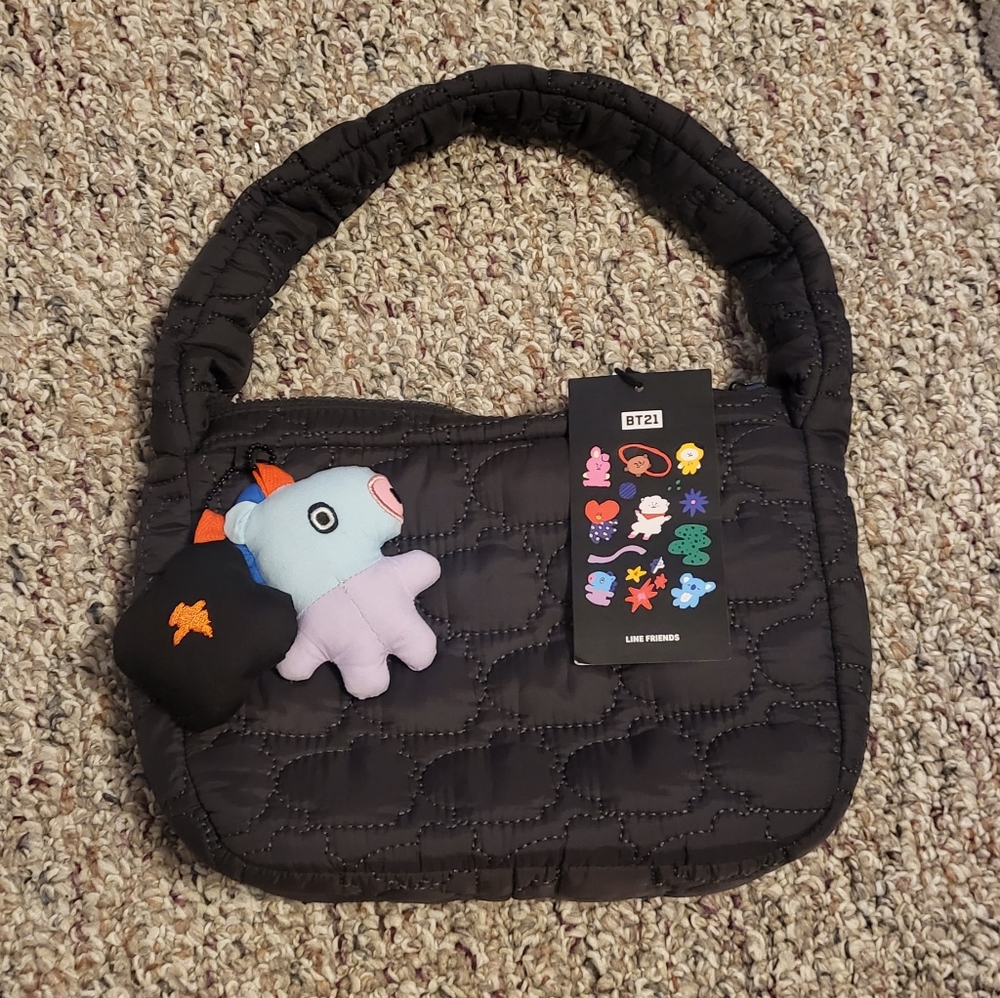 BTS BT21 Mang padded hobo bag